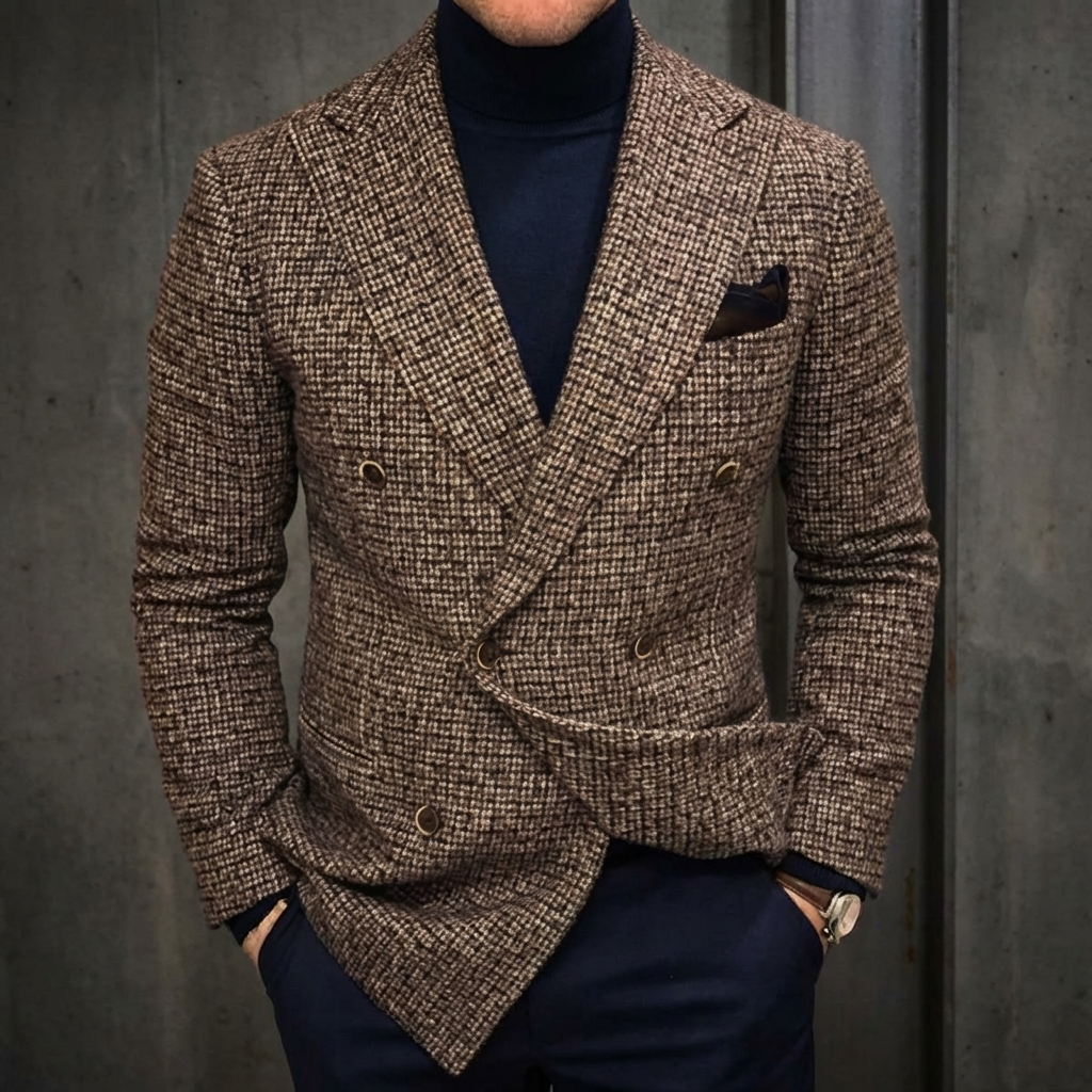 MEN’S BLAZER | DOUBLE-BREASTED | STRUCTURED FIT
