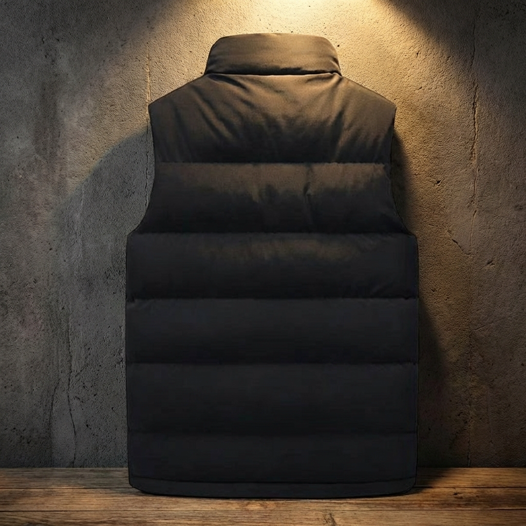 MEN’S VEST | QUILTED PUFFER | ZIP | RELAXED FIT
