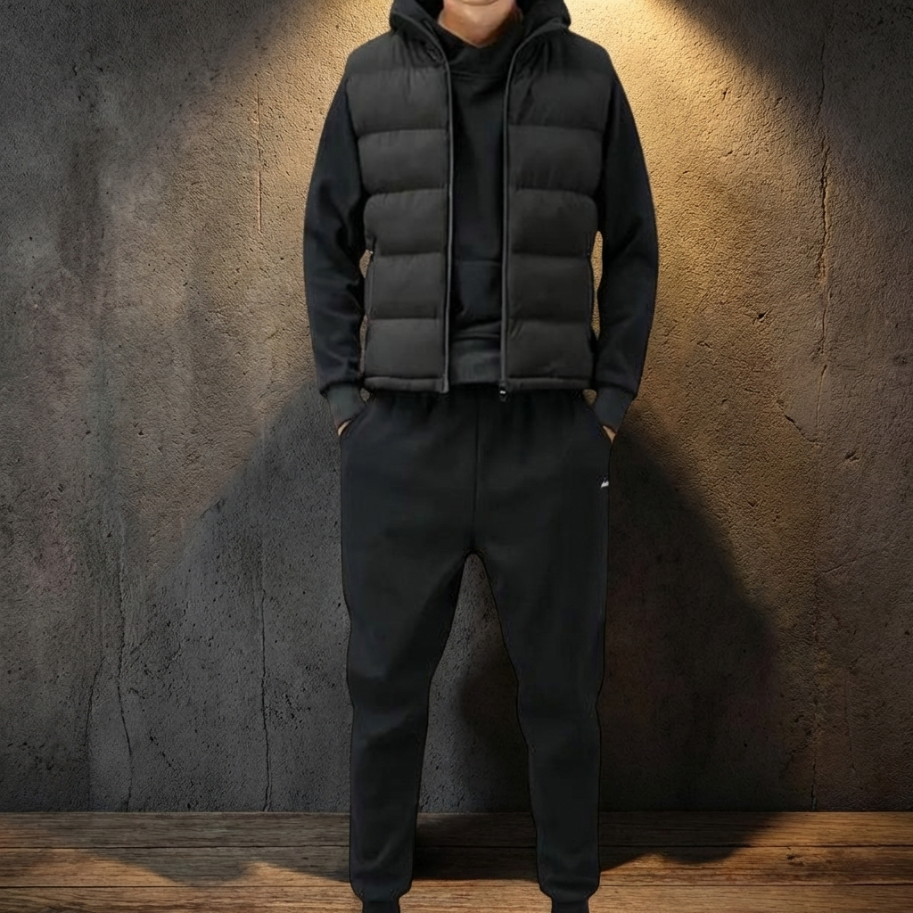 MEN’S VEST | QUILTED PUFFER | ZIP | RELAXED FIT