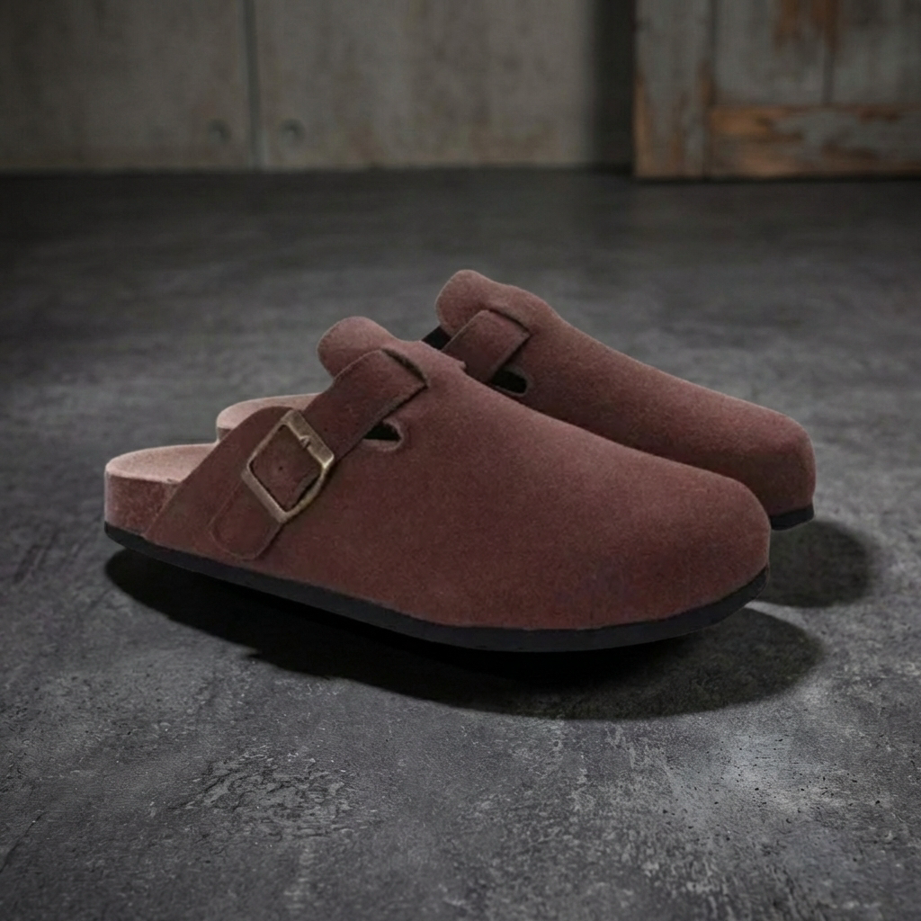 MEN’S CLOGS | SLIP-ON | VEGAN SUEDE | ANKLE