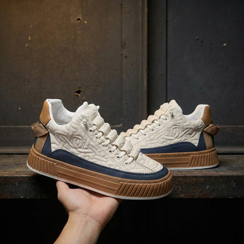 MEN’S SNEAKERS | COURT | QUILTED SYNTHETIC | VEGAN PANELS