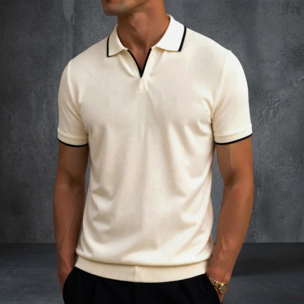 MEN’S POLO | CONTRAST TRIM | Short Sleeve