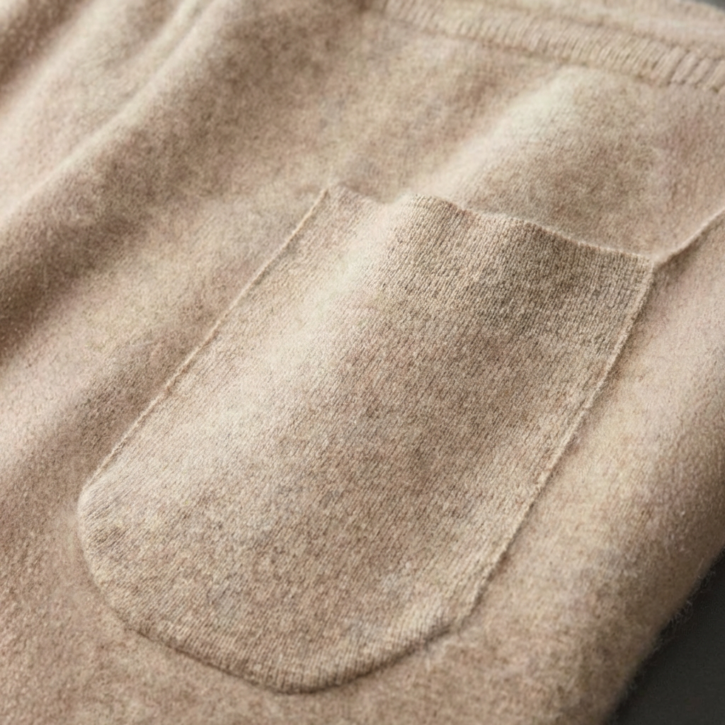 MEN’S TROUSERS | CASHMERE | DRAWSTRING | LEISURE | RELAXED FIT