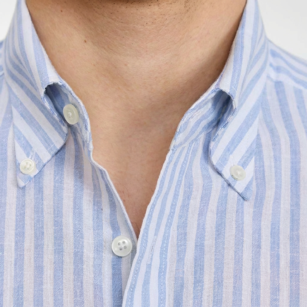 MEN’S SHIRT | LINEN BLEND | LONG SLEEVE | CASUAL