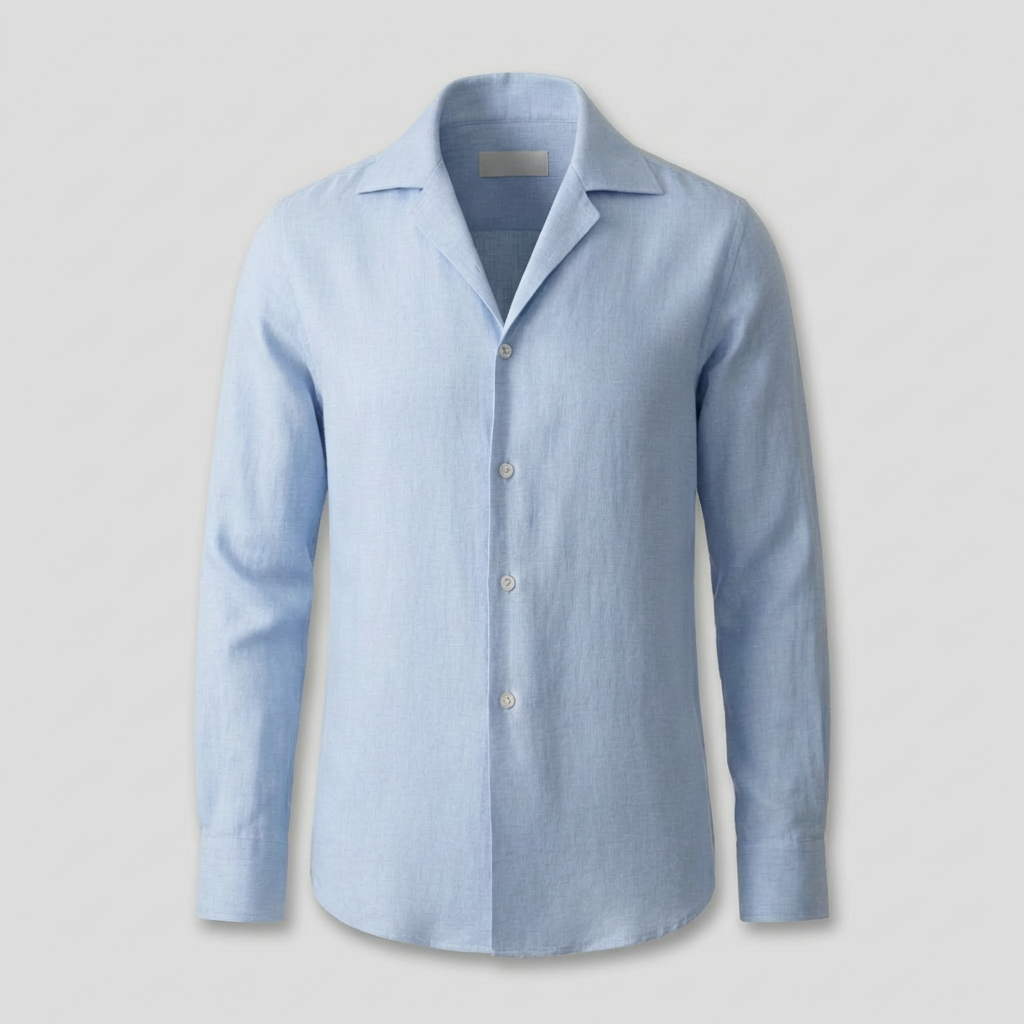MEN’S SHIRT | LINEN BLEND | LONG SLEEVE | CASUAL