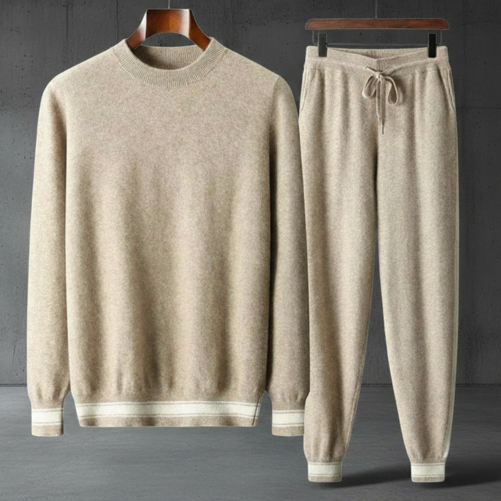 MEN’S LOUNGE SET | WOOL BLEND | TOP & TROUSERS