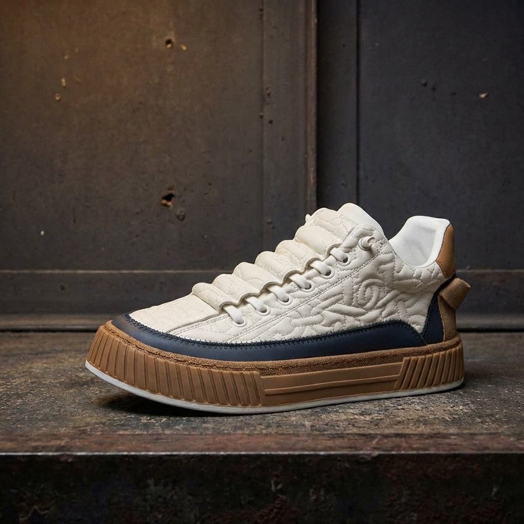 MEN’S SNEAKERS | COURT | QUILTED SYNTHETIC | VEGAN PANELS