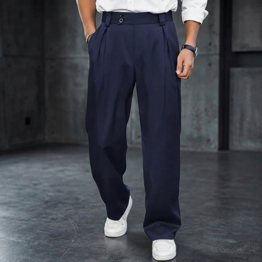 MEN’S TROUSERS | PLEATED | RELAXED FIT | TAILORED