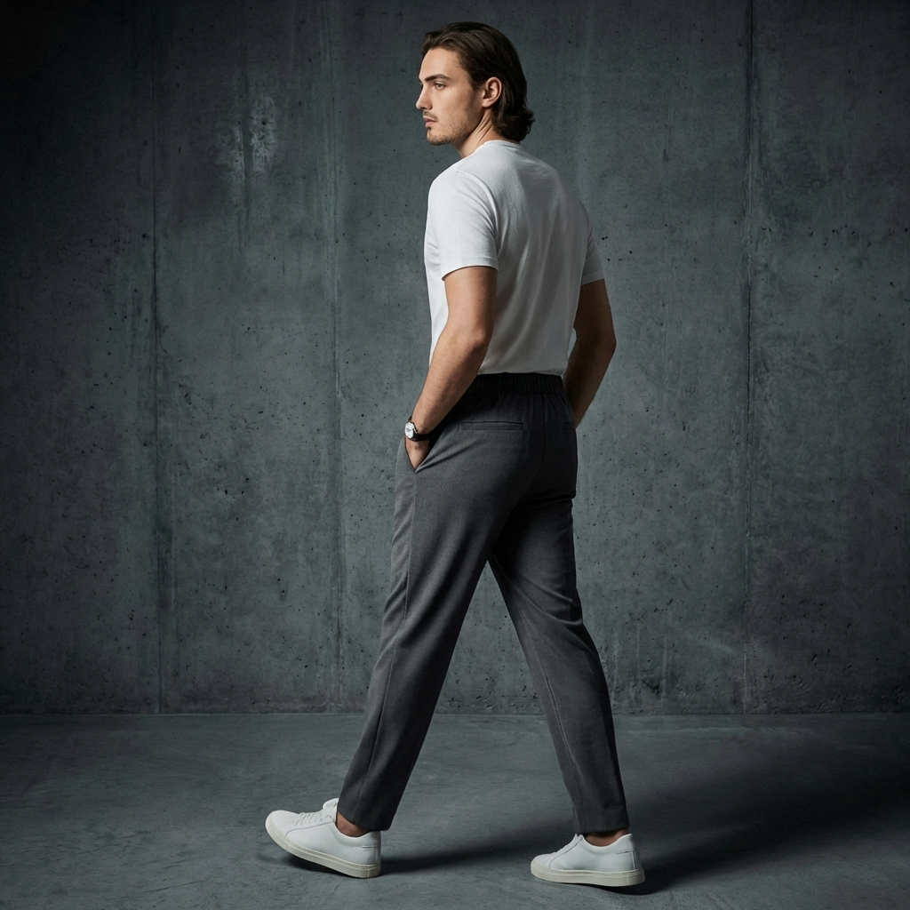 MEN’S TROUSERS | SLIM FIT | STRAIGHT LEG | POLYESTER