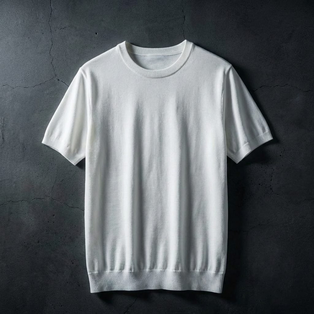 MEN’S KNIT POLO | WOOL | SHORT SLEEVE | MICRO-TEXTURE