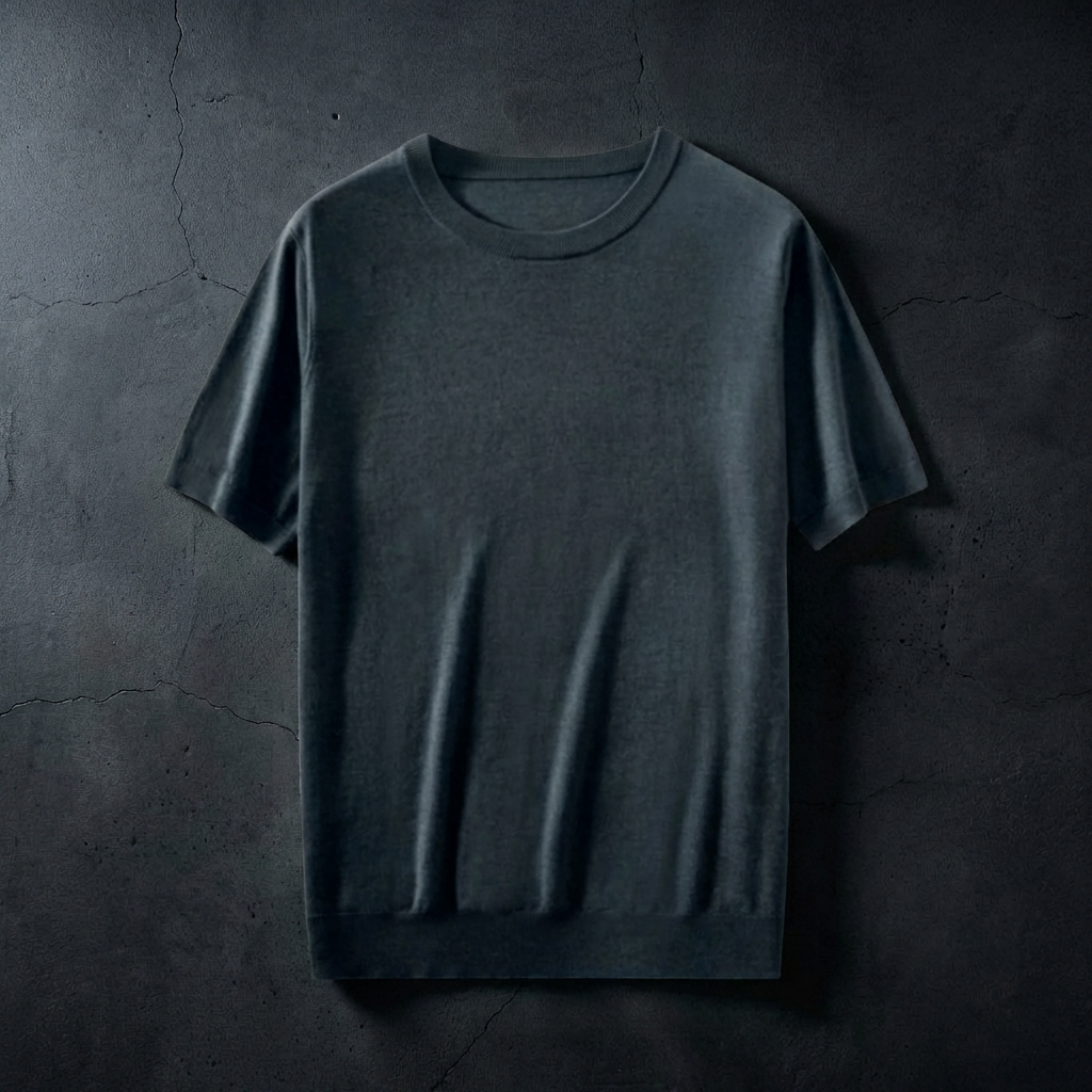 MEN’S KNIT POLO | WOOL | SHORT SLEEVE | MICRO-TEXTURE
