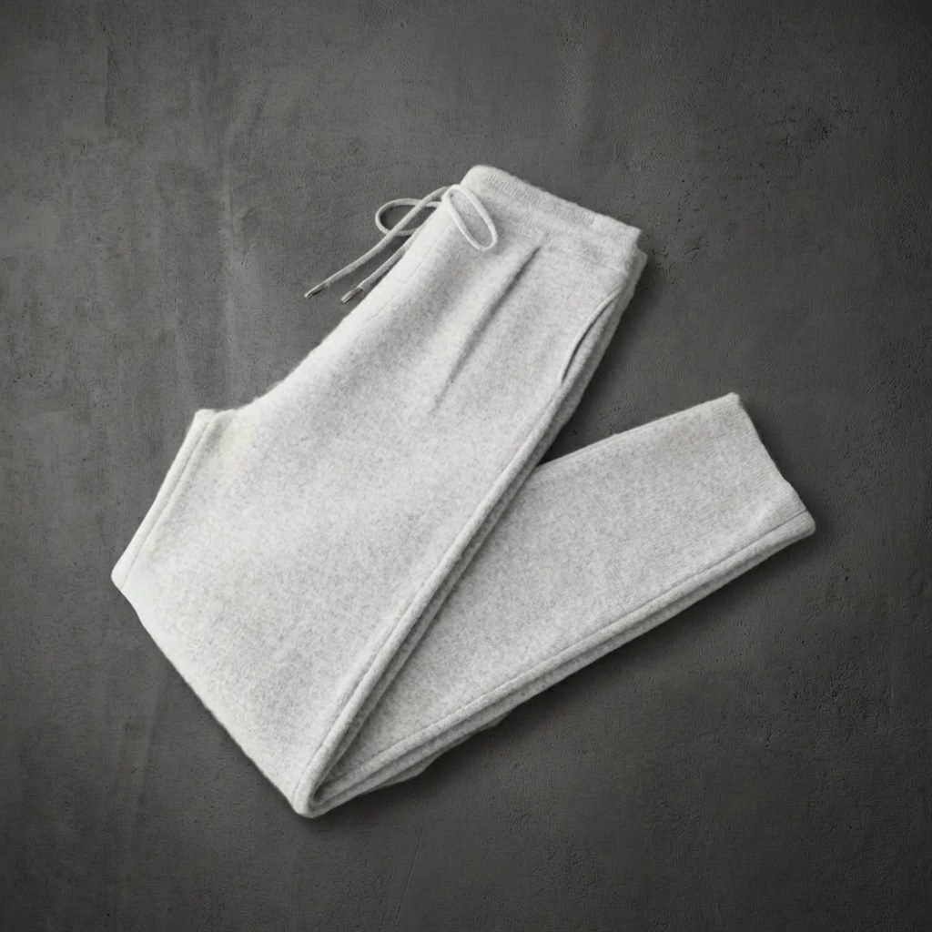 MEN’S TROUSERS | CASHMERE | DRAWSTRING | LEISURE | RELAXED FIT